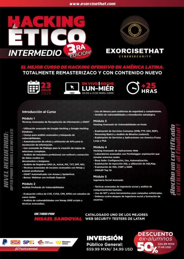 Hacking Ético: Intermedio 3.0