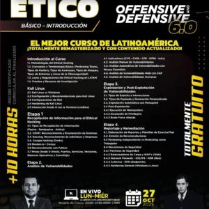 Hacking Ético: Offensive and Defensive 6.0