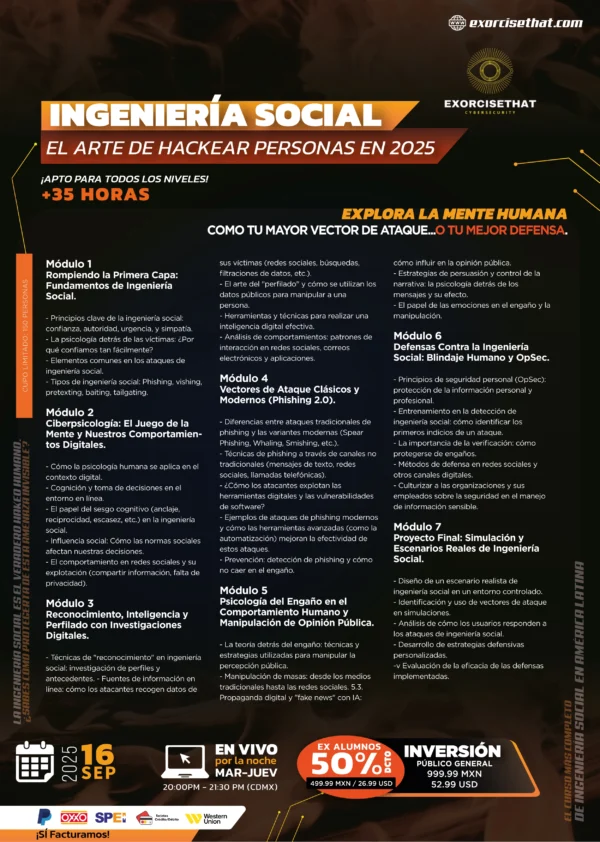 Ingeniería Social: El Arte de Hackear Personas en 2025